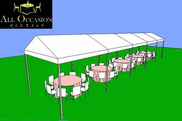 15' x 60' Frame Style Tent
